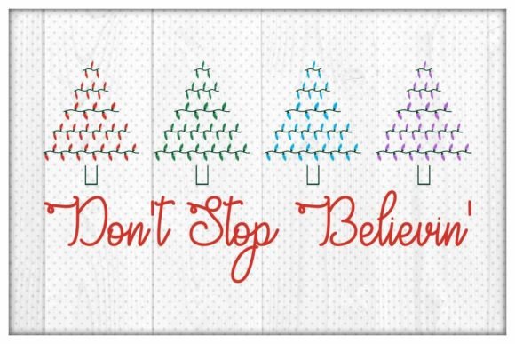 Don t Stop Believin Christmas Light Tre: A Graphics & Crafts Review