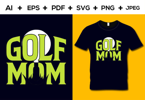 Golf Mom Graphics & T-Shirt Designs for Local Brands