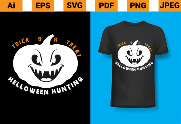 Halloween Hunting Graphics & Print Templates