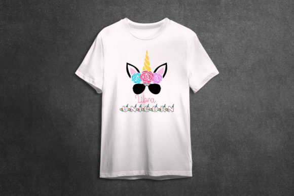 Libra Unicorn: Graphics for Crafts and Creative Design