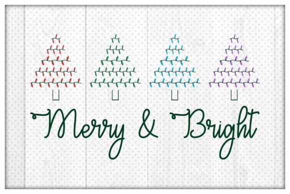 Merry Bright Christmas Light Tree Svg: Design Review for Crafts & Graphics