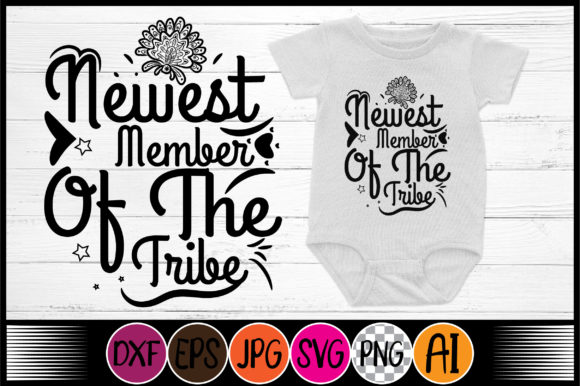 Newest Member of the Tribe, Svg Design