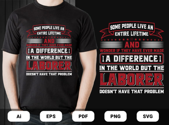 The Laborer T-shirts Design Vectors Graphics and Print Templates Review