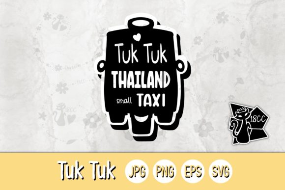 Tuk Tuk SVG Graphics for Crafts and Handmade Products