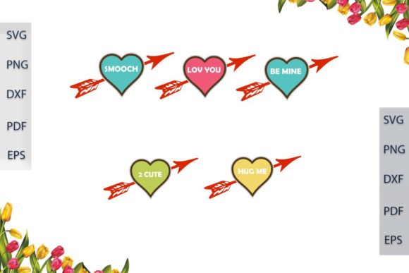 Valentine Hearts Bundle: Graphics and Crafts for Digital Sellers