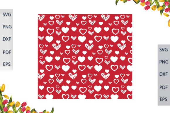 Valentine's Day Pattern for Graphics and Crafts